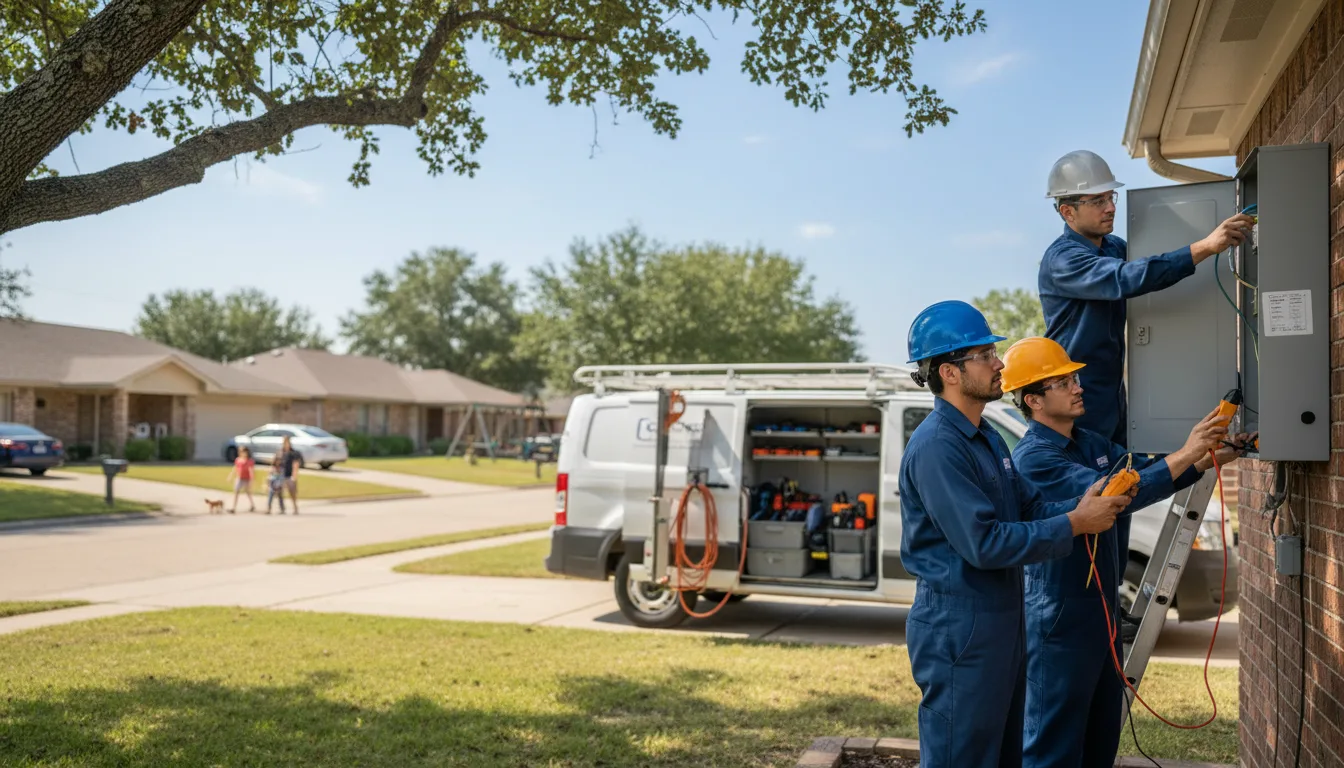 Certified electrician providing emergency electrical services in Suring, WI